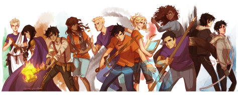 percy fighting with friends